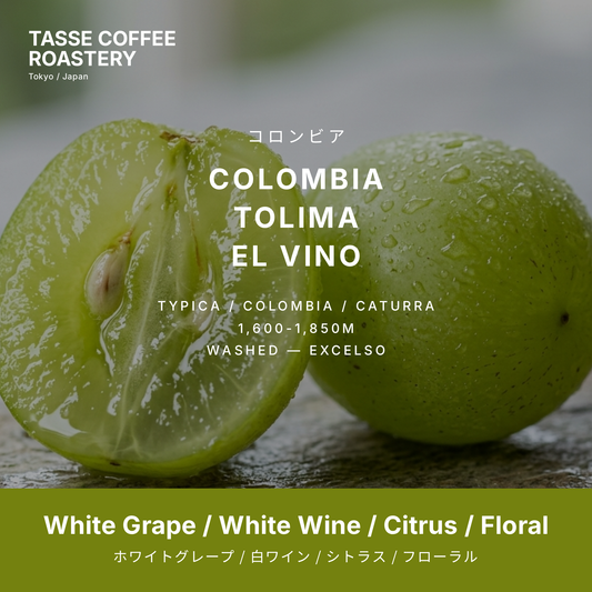 Colombia CGLE Tolima Rio Blanco El Vino Washed Excelso — square